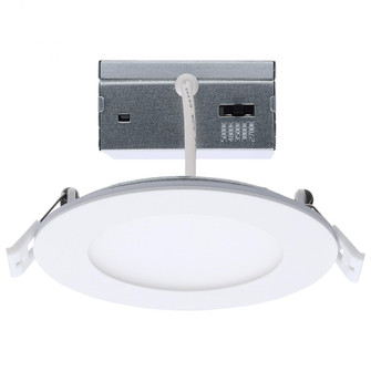 9 Watt LED Direct Wire Downlight with Night Light; 4 Inch; Remote Driver; CCT Selectable; Dimmable; (27|S11886)