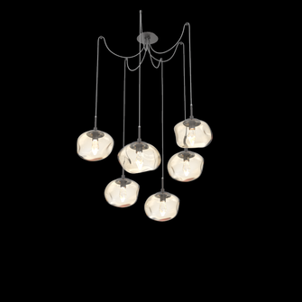 Nova Round 6pc Swag Multi-Pendant (LED) (1289|SCB0068-06-GP-GA-C01-L3)