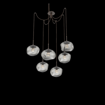 Nova Round 6pc Swag Multi-Pendant (LED) (1289|SCB0068-06-FB-FS-C01-L3)