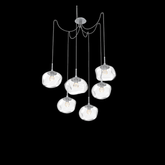 Nova Round 6pc Swag Multi-Pendant (LED) (1289|SCB0068-06-CS-FC-C01-L1)