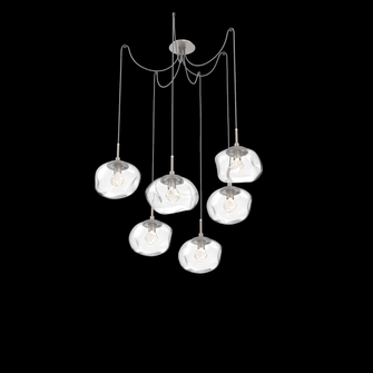 Nova Round 6pc Swag Multi-Pendant (LED) (1289|SCB0068-06-BS-ZC-C01-L1)