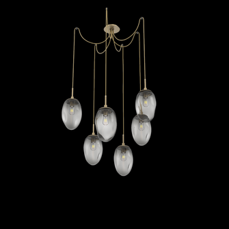 Meteo Round 6pc Swag Multi-Pendant (Bulb) (1289|SCB0063-06-GB-A-C01-E2)