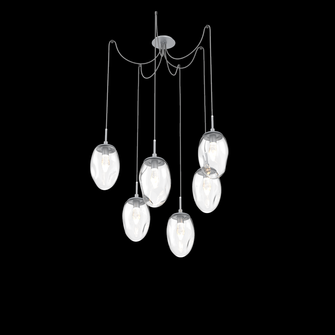 Meteo Round 6pc Swag Multi-Pendant (LED) (1289|SCB0067-06-CS-GC-C01-L3)