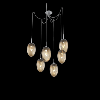 Meteo Round 6pc Swag Multi-Pendant (LED) (1289|SCB0067-06-CS-GB-C01-L3)