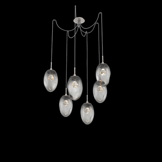 Meteo Round 6pc Swag Multi-Pendant (LED) (1289|SCB0067-06-BS-ZS-C01-L3)