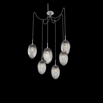 Meteo Round 6pc Swag Multi-Pendant (LED) (1289|SCB0067-06-BS-FS-C01-L1)