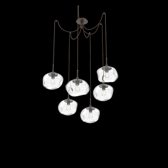 Nova Round 6pc Swag Multi-Pendant (Bulb) (1289|SCB0064-06-FB-C-C01-E2)
