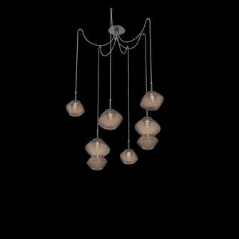 Mesa Round 6pc Swag Multi-Pendant (1289|SCB0089-06-GP-B-C01-L1)