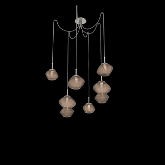 Mesa Round 6pc Swag Multi-Pendant (1289|SCB0089-06-BS-B-C01-L1)