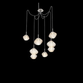 Mesa Round 6pc Swag Multi-Pendant (1289|SCB0089-06-BS-A-C01-L1)