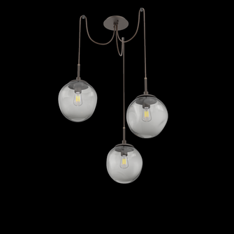 Aster Round 3pc Swag Multi-Pendant (Bulb) (1289|SCB0062-03-FB-S-C01-E2)
