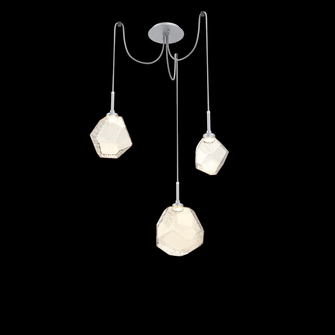 Gem Round 3pc Swag Multi-Pendant (1289|SCB0039-03-CS-A-C01-L3)