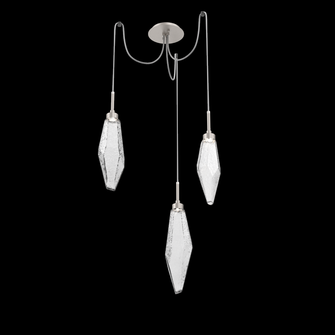 Rock Crystal Round 3pc Swag Multi-Pendant (1289|SCB0050-03-BS-CC-C01-L1)
