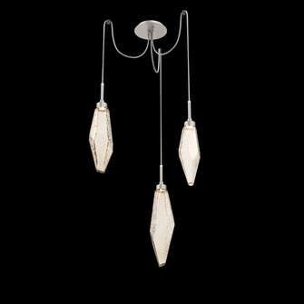 Rock Crystal Round 3pc Swag Multi-Pendant (1289|SCB0050-03-BS-CA-C01-L1)