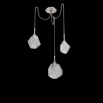 Gem Round 3pc Swag Multi-Pendant (1289|SCB0039-03-BS-S-C01-L1)