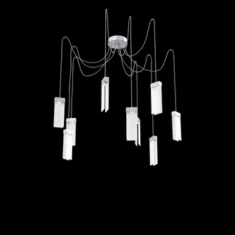 Parallel Round 9pc Swag Multi-Pendant (1289|SCB0042-09-CS-CR-C01-L1)