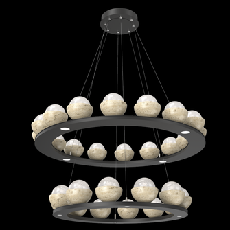 Cabochon Ring - Two-Tier (1289|CHB0093-2B-MB-WL-CA1-L1-TR)