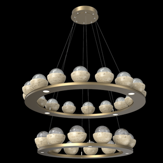 Cabochon Ring - Two-Tier (1289|CHB0093-2B-GB-S-CA1-L1-TR)