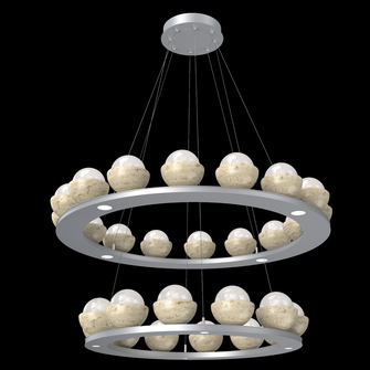 Cabochon Ring - Two-Tier (1289|CHB0093-2B-CS-WL-CA1-L3-TR)