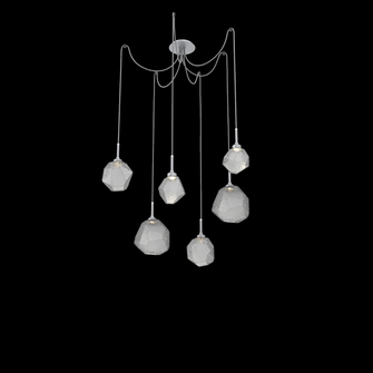 Gem Round 6pc Swag Multi-Pendant (1289|SCB0039-06-CS-S-C01-L1)