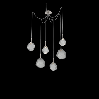 Gem Round 6pc Swag Multi-Pendant (1289|SCB0039-06-BS-S-C01-L1)