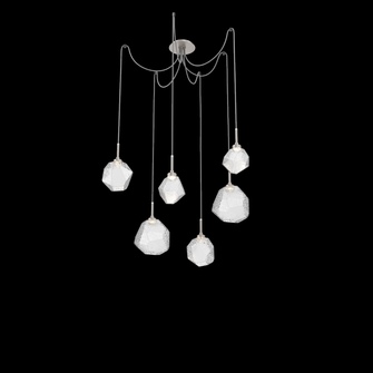 Gem Round 6pc Swag Multi-Pendant (1289|SCB0039-06-BS-C-C01-L1)