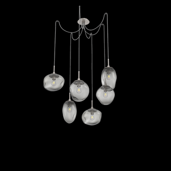 Cosmos Round 6pc Swag Multi-Pendant (Bulb) (1289|SCB0065-06-BS-S-C01-E2)
