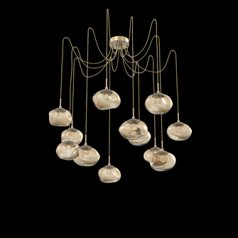 Nova Round 12pc Swag Multi-Pendant (LED) (1289|SCB0068-12-GB-FB-C01-L1)