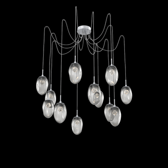 Meteo Round 12pc Swag Multi-Pendant (LED) (1289|SCB0067-12-CS-ZS-C01-L3)