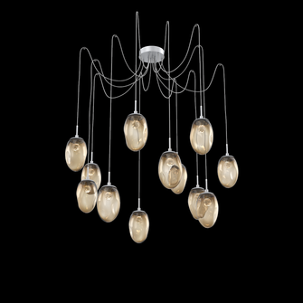 Meteo Round 12pc Swag Multi-Pendant (LED) (1289|SCB0067-12-CS-FB-C01-L3)