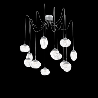 Cosmos Round 12pc Swag Multi-Pendant (LED) (1289|SCB0069-12-CS-FC-C01-L3)