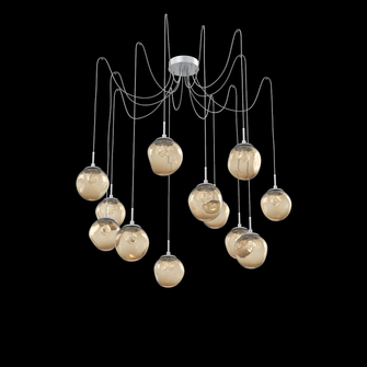 Aster Round 12pc Swag Multi-Pendant (LED) (1289|SCB0066-12-CS-ZB-C01-L1)