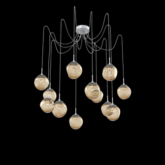 Aster Round 12pc Swag Multi-Pendant (LED) (1289|SCB0066-12-CS-FB-C01-L3)