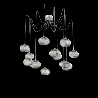 Nova Round 12pc Swag Multi-Pendant (LED) (1289|SCB0068-12-BS-FS-C01-L1)