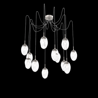 Meteo Round 12pc Swag Multi-Pendant (LED) (1289|SCB0067-12-BS-GC-C01-L3)