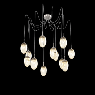 Meteo Round 12pc Swag Multi-Pendant (LED) (1289|SCB0067-12-BS-GA-C01-L3)