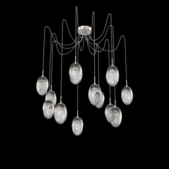Meteo Round 12pc Swag Multi-Pendant (LED) (1289|SCB0067-12-BS-FS-C01-L1)
