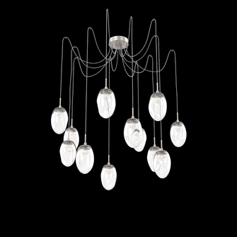 Meteo Round 12pc Swag Multi-Pendant (LED) (1289|SCB0067-12-BS-FC-C01-L1)