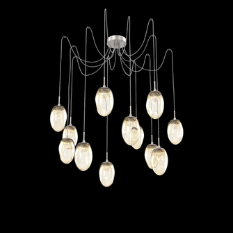 Meteo Round 12pc Swag Multi-Pendant (LED) (1289|SCB0067-12-BS-FA-C01-L1)