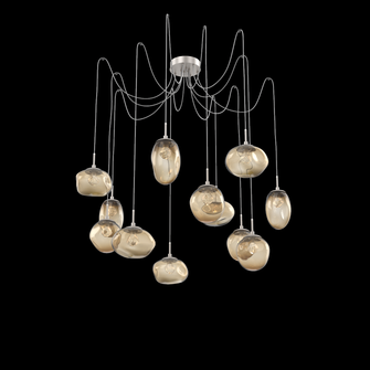 Cosmos Round 12pc Swag Multi-Pendant (LED) (1289|SCB0069-12-BS-ZB-C01-L1)