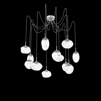 Cosmos Round 12pc Swag Multi-Pendant (LED) (1289|SCB0069-12-BS-GC-C01-L1)