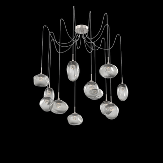 Cosmos Round 12pc Swag Multi-Pendant (LED) (1289|SCB0069-12-BS-FS-C01-L1)
