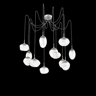 Cosmos Round 12pc Swag Multi-Pendant (LED) (1289|SCB0069-12-BS-FC-C01-L3)