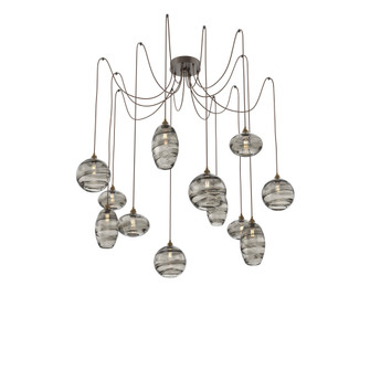 Misto Round 12pc Swag Multi-Pendant (1289|SCB0048-12-FB-OS-C01-E2)