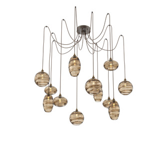 Misto Round 12pc Swag Multi-Pendant (1289|SCB0048-12-FB-OB-C01-E2)