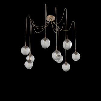 Aster Round 9pc Swag Multi-Pendant (Bulb) (1289|SCB0062-09-NB-S-C01-E2)