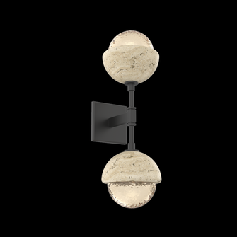 Cabochon Double Sconce (1289|IDB0093-02-MB-A-L3-TR)