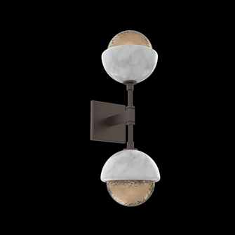 Cabochon Double Sconce (1289|IDB0093-02-FB-B-L1-WM)