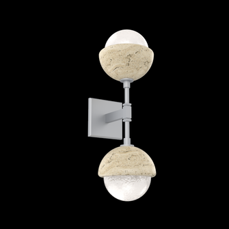 Cabochon Double Sconce (1289|IDB0093-02-CS-WL-L3-TR)