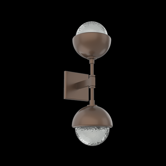 Cabochon Double Sconce (1289|IDB0093-02-BB-S-L3-MS)